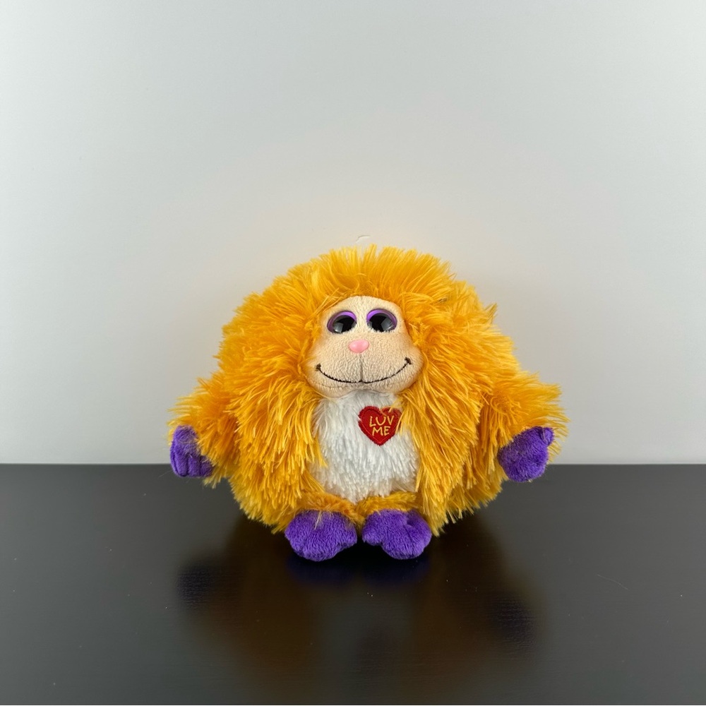 TY Monstaz Rufus Brown Monster Plush Stuffed Animal 6” (Sound not working)